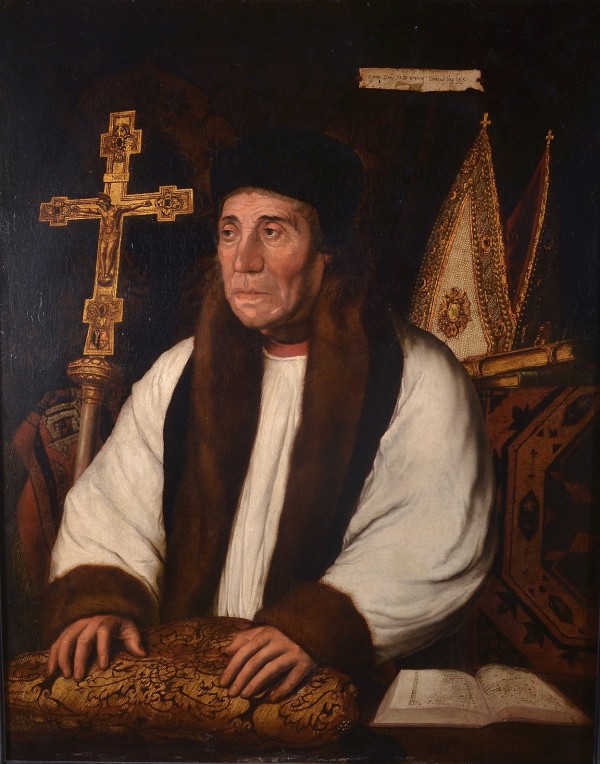 Portrait of William Warham by Hans Holbein